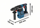 Bosch GBH 18V-26 Professional Cordless Rotary Hammer With SDS Plus & GDE 18V-16 Dust Extraction System | Model : B-GBH18V-26-CB Cordless Rotary Hammer BOSCH 