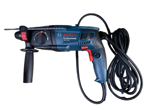Bosch GBH220 Rotary Hammer with SDS Plus, 3in1 Mode, 720W, 2000rpm, 2.3kg, 240V | Model : B-GBH220 Rotary Hammer BOSCH 