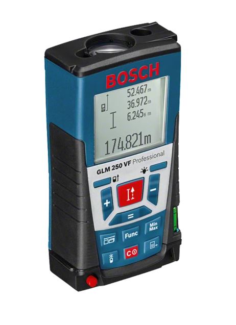 Bosch GLM250VF Professional Laser Measure | Model : B-GLM250VF Laser Distance Measure BOSCH 