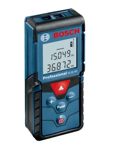 Bosch GLM40 Professional Laser Measure | Model : B-GLM40 Laser Distance Measure BOSCH 