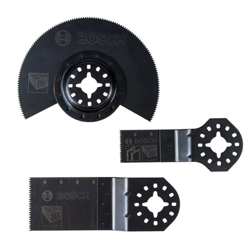 BOSCH Multi Tool Blade Set For Wood (3PC) (2608662343) | Model: B*2608662343 Multi Tool Blade Set BOSCH 