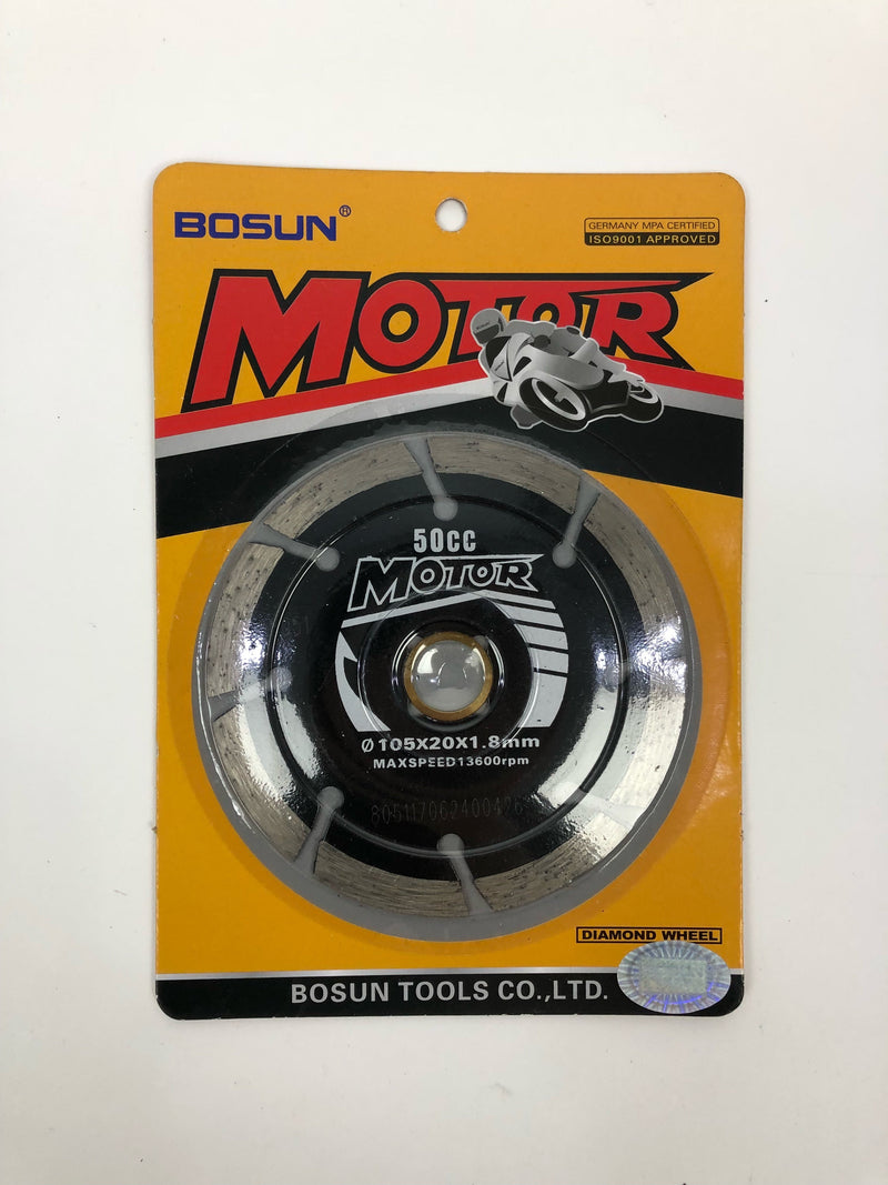 Bosun 4" Motor (50Cc) B8051 Black Dry Diamond blade Bosun 