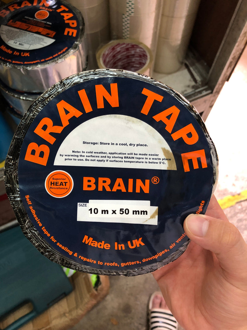 Brain Aluminium Tape 2" (50mm) x 10m | Model : Aluminium Tape Brain 