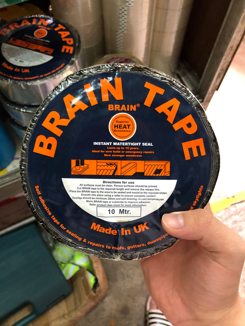 Brain Aluminium Tape 2" (50mm) x 10m | Model : Aluminium Tape Brain 