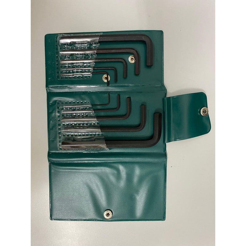 Brain Wallet Hex Key Set (10pc/inch or mm) | Model : B3317 or B3318 Hex Key Brain (10PC/INCH)(1/16"-3/8") 