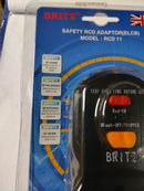BRITZ RCD(ELCB) Adaptor 10mA RCD08 White/RCD11 Black | Model : RCD-B08 ELCB Britz 