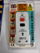 BRITZ RCD(ELCB) Adaptor 10mA RCD08 White/RCD11 Black | Model : RCD-B08 ELCB Britz 