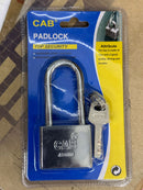 CAB® Long Chrome Padlock 40-60mm | Model : PL-CAB-S Padlock CAB® 40MM 