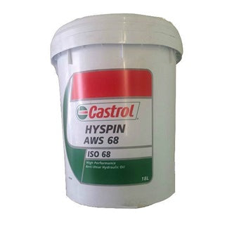 Castrol 18L Hydraulic Oil Aws68 18L | Model : OIL-C6818 Hydraulic Oil Castrol 