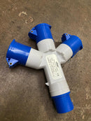 CEE 3way 16A Outlet Socket (1013) | Model : CEE-3WAY Socket Aiko 