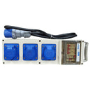 CEE ELCB 3x16A 3way Extension Box ELCB Vistar 