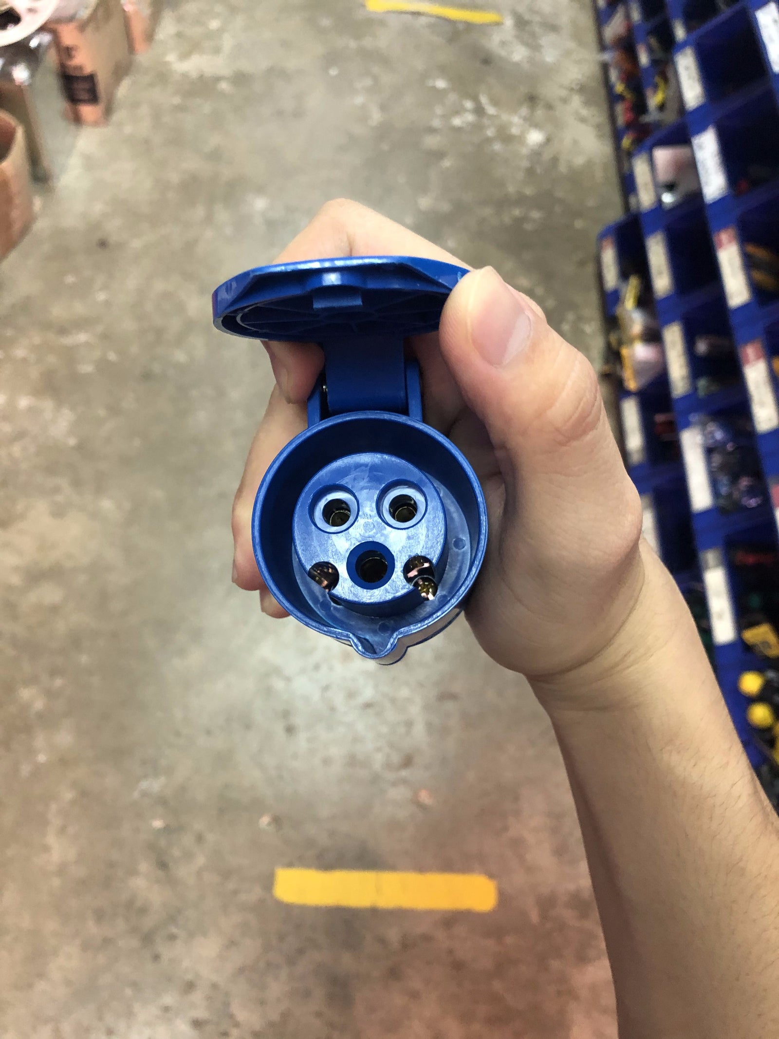 CEE 3 Pin 16A Industrial Socket | Model : CEE-S