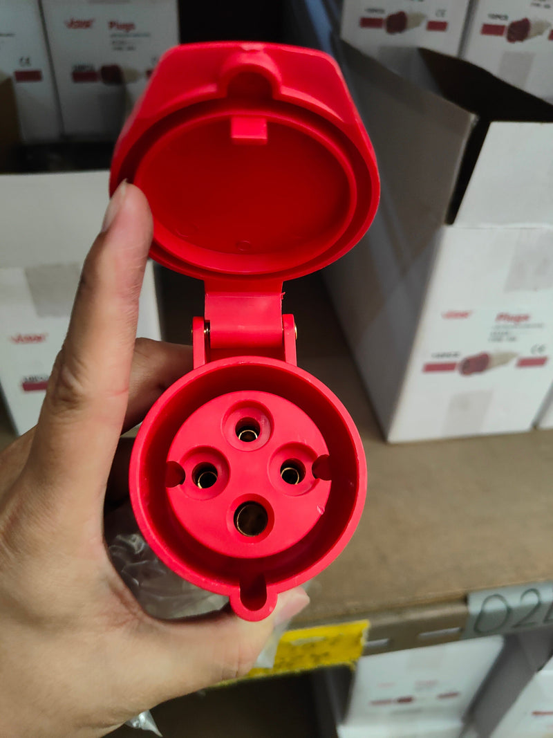 Cee Output CEE 3 Pin 16A Industrial Socket | Model : CEE-S