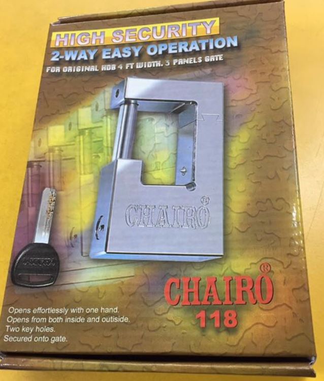 Chairo 118Mm Gate Door Lock | Model : LK-CH-118 Chairo 