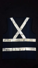 Cross Type Reflective Safety Vest | Colours : Green, Blue, Red Safety Vest Aiko 
