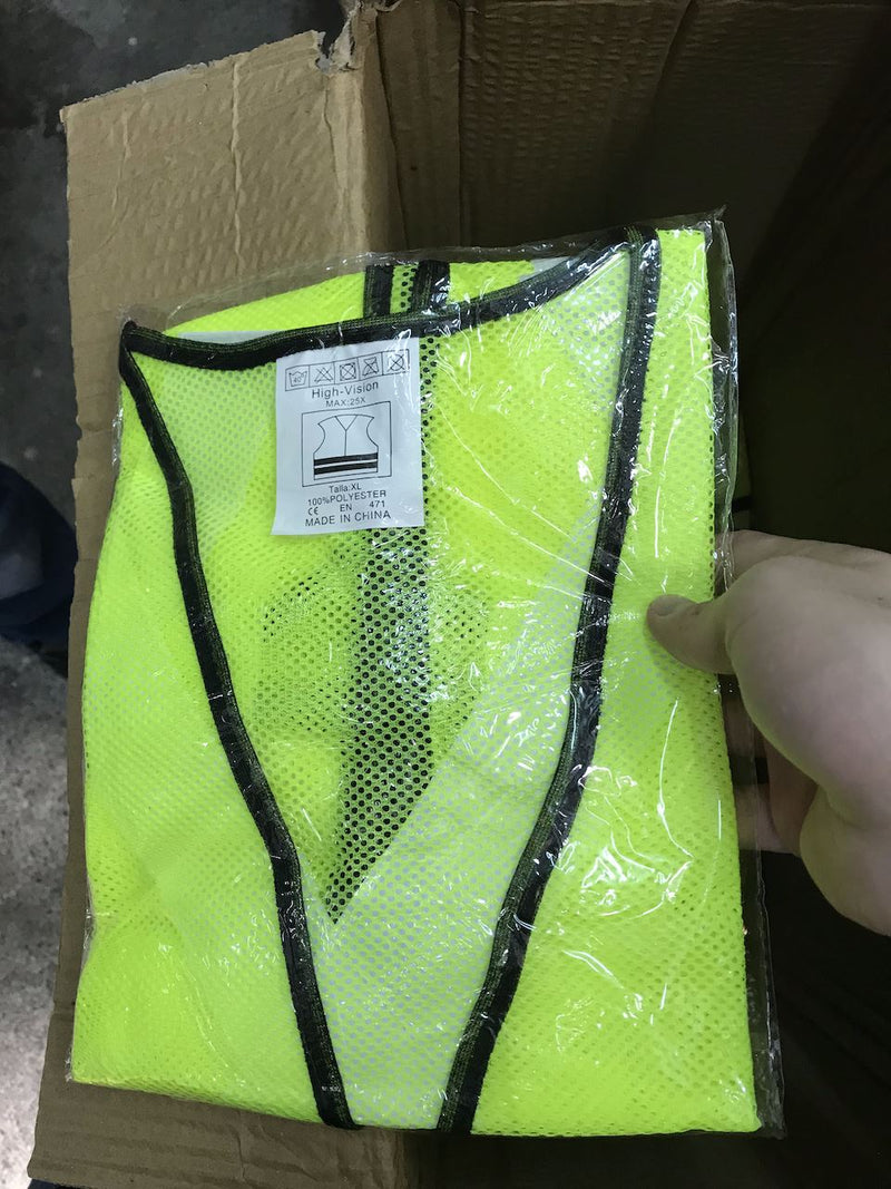 Cross Type Safety Vest | Colours : Green, Blue, Red - Aikchinhin