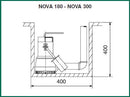DAB 0.3Hp Drainage and Waste Water Submersible Pump | Type : Auto (NOVA-180MA), Manual (NOVA-180MNA) Submersible Pump DAB 