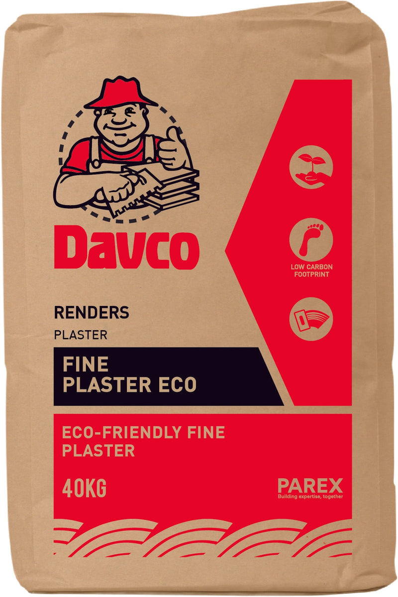 DAVCO Fine Plaster ECO 40kg | Model : DAVCO-FPE40 Fine Plaster Davco 