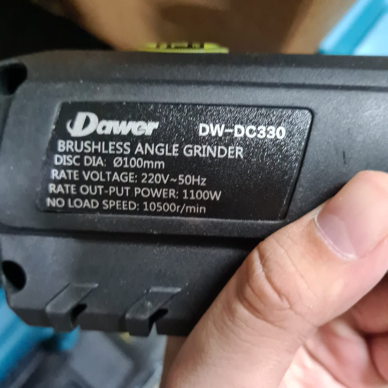 Dawer 4" 1100W Dc330C Brushless Grinder | Model : DC330C Brushless Grinder Dawer 
