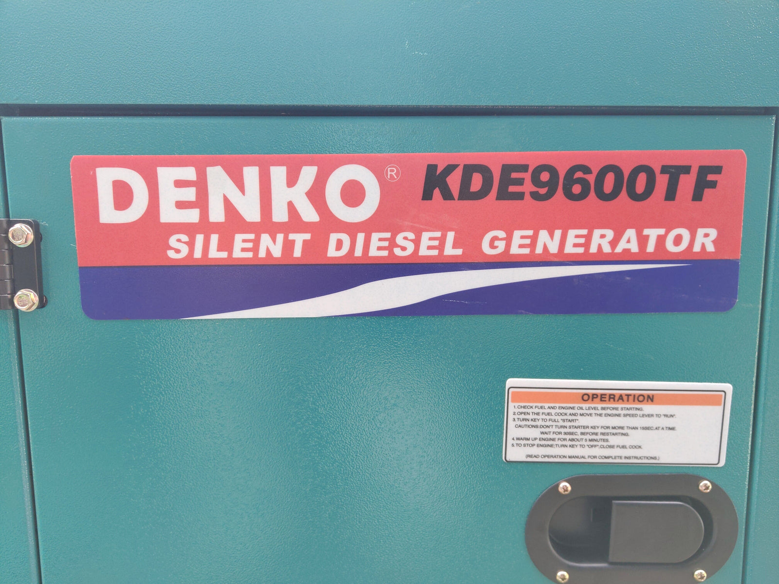 Denko 6Kva Diesel Generator with Electric Start (Comes With Battery)