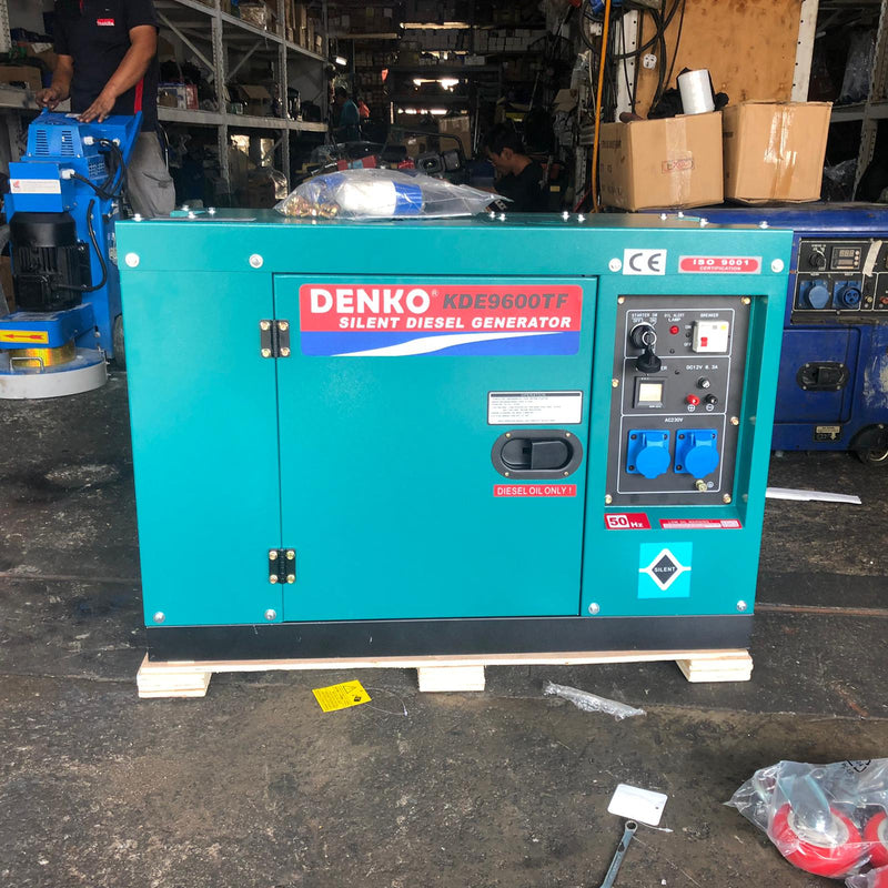 Denko 6.3 Kva Diesel Generator with Electric Start | Model : KDE9600TF Diesel Generator Denko 