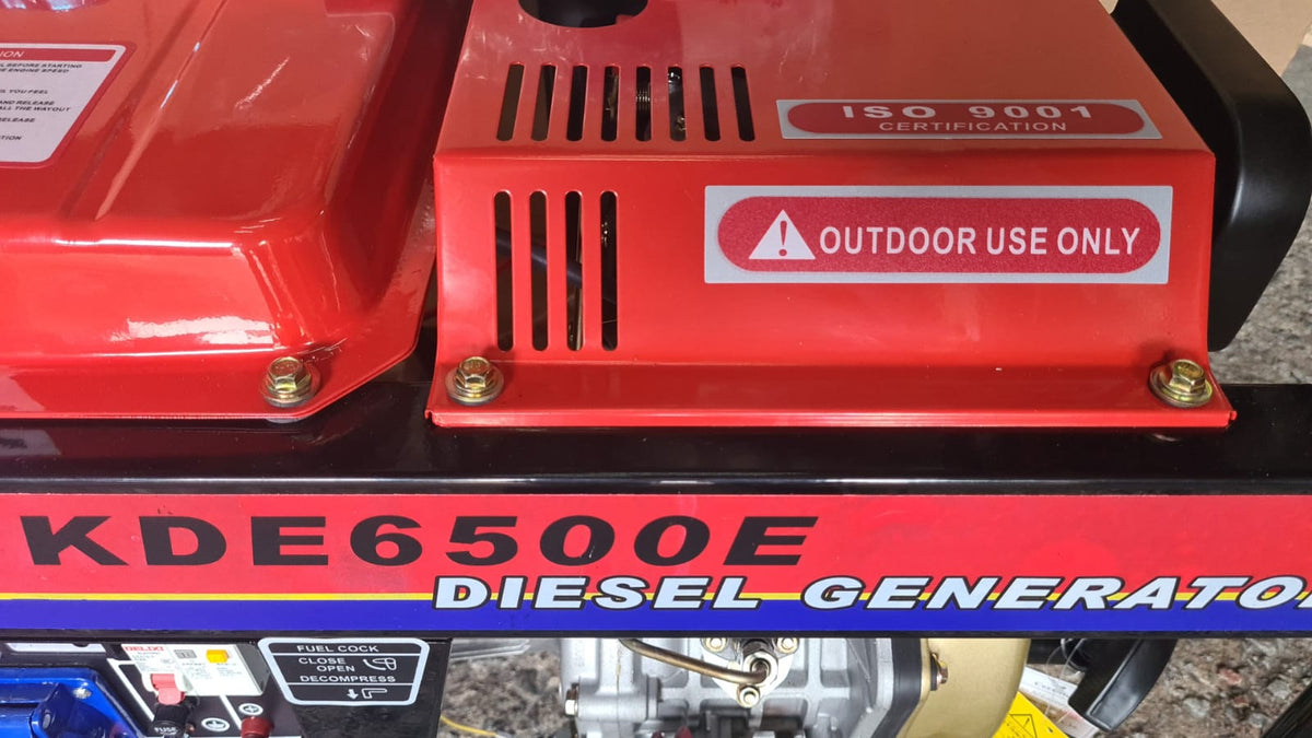DT 3500ページ Denko Diesel Generator 5.0 kW with NS40 Battery | Model : KDE6500E-DEN
