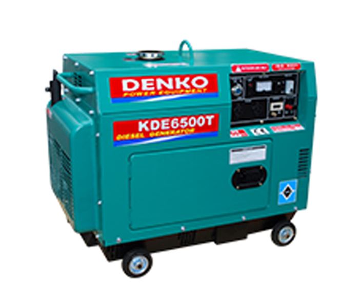 DENKO Diesel Generator (Silent) KDE6500T 415V 3 Phase C/W NS40 Battery | KDE5600-415V Generators Denko 