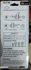 DL Tools 6mm2 Ratchet Crimping Tool for Non-Insulated Terminal | Model : CT2-DLT-6S (DLT-6S) Ratchet Crimping Tool DL Tools 