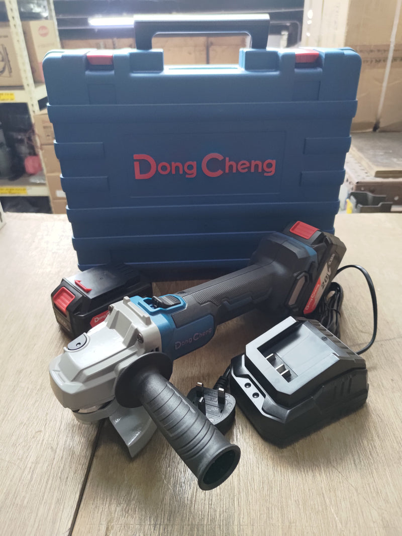 DONG CHENG 4" 20V Cordless Angle Grinder BL Motor (NO WARRANTY) | Model: D-DCSM03100 Angle Grinder Dong Cheng 
