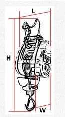 Duke Winch 230V, 230Kg Electric Mini Wire Rope Winch TH Series | Model : WIN-DU230TH Winch Duke 