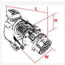 Duke Winch 230V Electric Wire Rope Winch 350Kg 6mm X 45m | Model : WIN-DU208 Winch Duke 