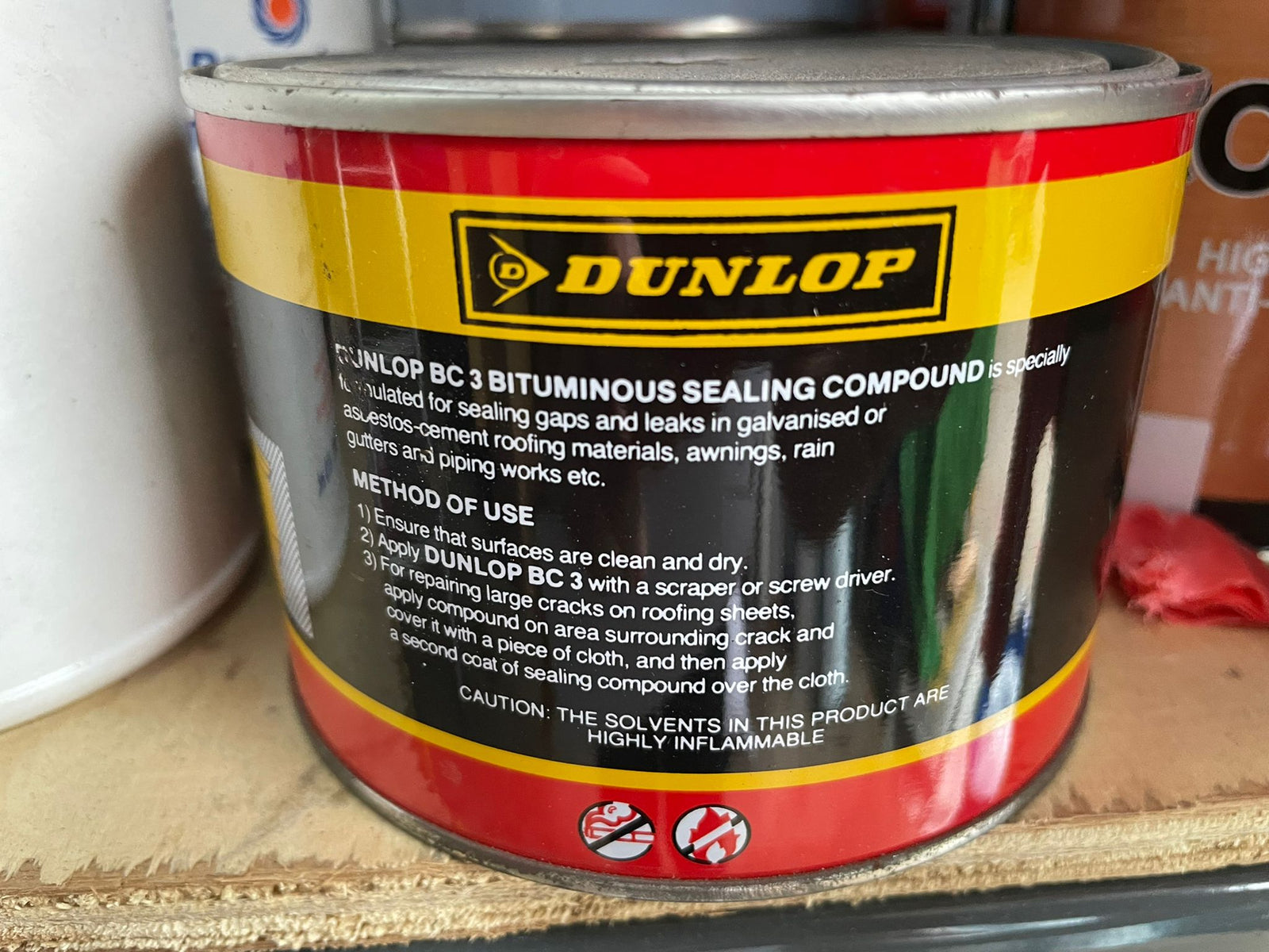 Bituminous Compound DUNLOP Bituminous Compound BC3 0.5kg/2.5kg | Model : DUNLOP-BC3