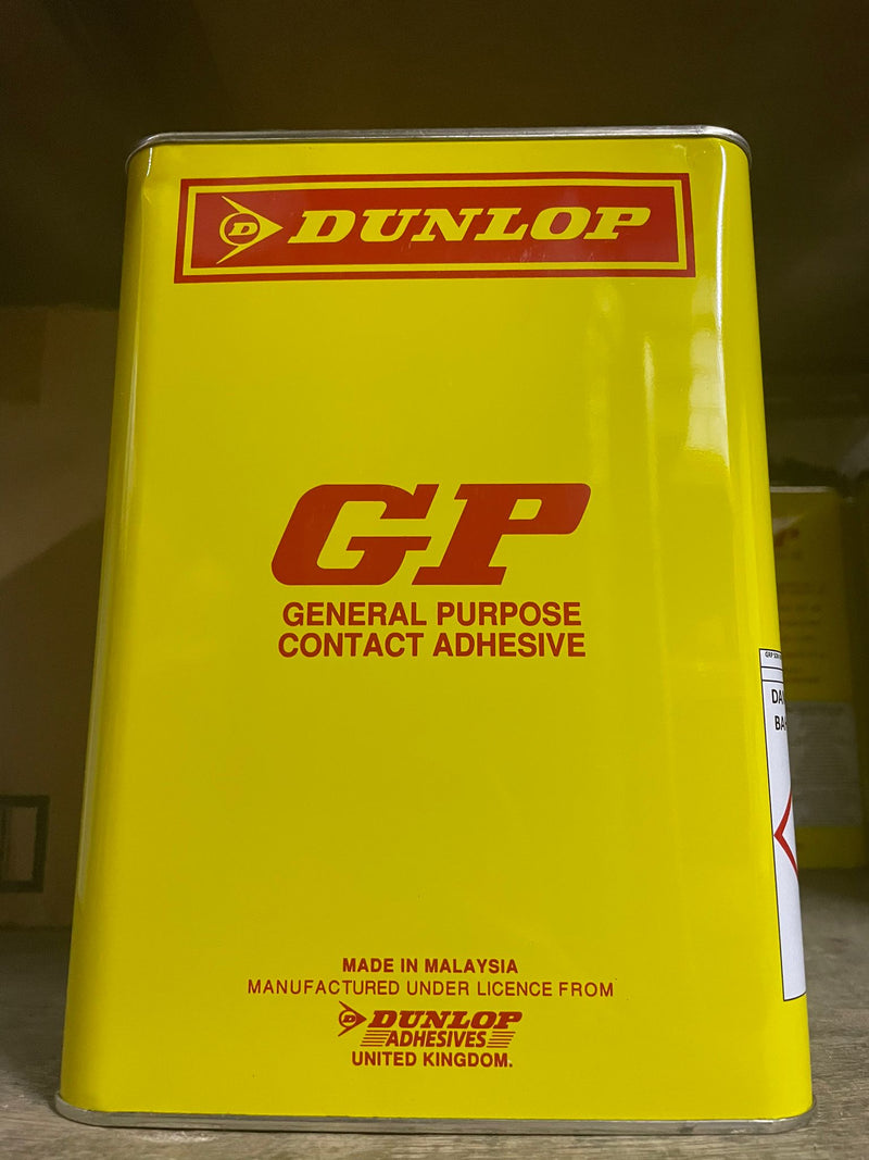 DUNLOP GP Generation Purpose Contact Adhesive 65ml/900ml/3L | Model : GLUE-DGP Adhesive DUNLOP 3L 