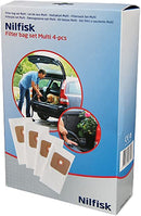 Dust Bag 4Pc Multi For Multi-20 Vaccum Cleaner (107402336) | Model : N*107402336 Dust Bag Nilfisk 