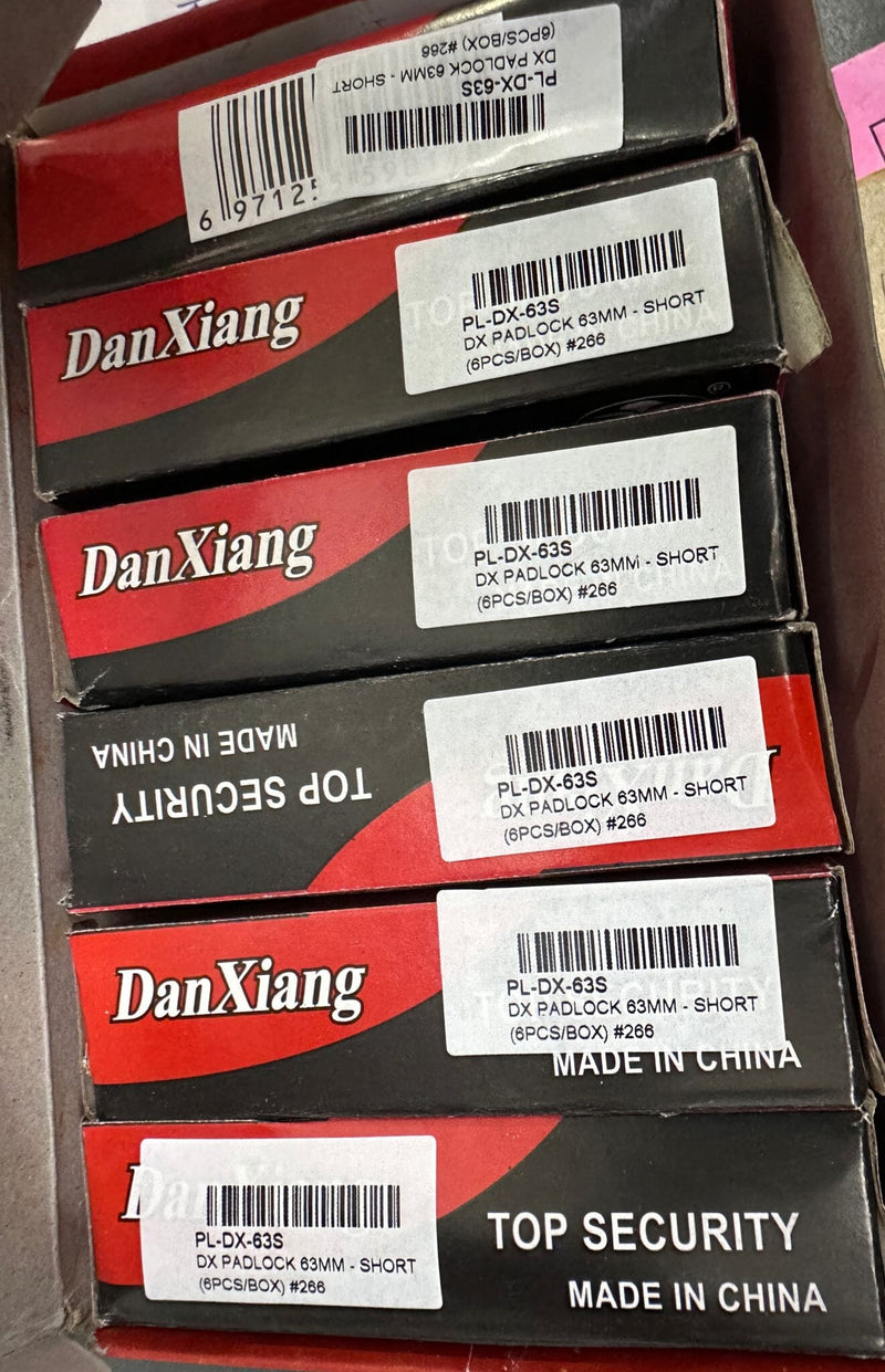DX Short Steel Padlock (20mm - 63mm) | Model : PL-DX- Dan Xiang 