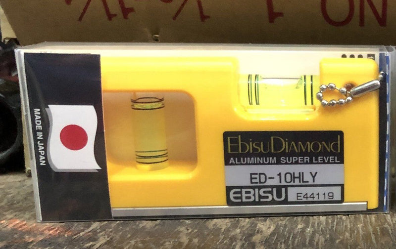 Ebisu Diamond 10cm (4‚Äù) Yellow Aluminium Super Level | Model : ED-10HLY Aluminium Level Ebisu Diamond 