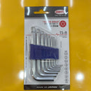 Eight Tool 1.5-8mm Hex (Allen) Key Wrench Set | Model : HK-ETS8 (TS-8) Allen Key Set Eight Tools 