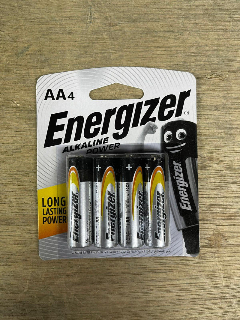 Energizer Alkaline Battery Aa (4Pc) | Model : BAT-E91-BP4 Battery Energizer 