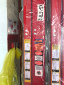 XG Red Fibreglass Step Ladder | Model : XG107B | Steps : 4 - 14 steps - Aikchinhin