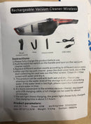 Fleco Rechargeable Car Vacuum Cleaner - Wireless | Model : VC-F1203 Wireless Car Vacuum Cleaner Fleco 