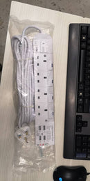 FYM Extension Socket 4 Way 6M With 4 USB PORT | Model : ESK-F4W6M-USB Extension Socket FYM 