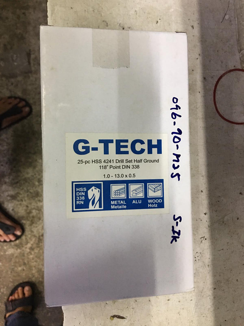 G-Tech 25Pc Hss Drill Set 1.0-13X0.5Mm | Model : 096-90-M25 G-Tech 