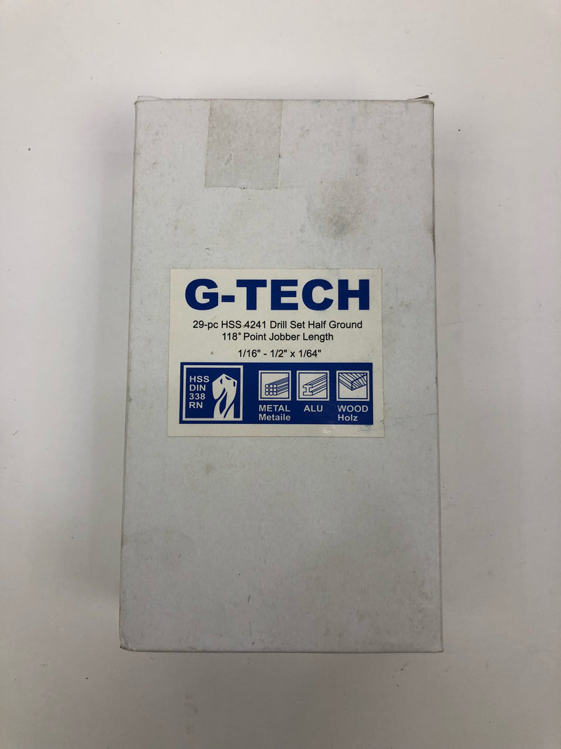 G-Tech 29Pcs HSS Drill Bit Set | Model : 096-91-S29 Drill Bit Set G-Tech 
