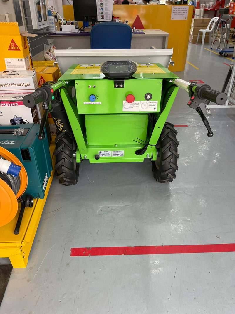 Green 300kg 48V Electric Mini Dumper with LCD Display | Model : KT-MD300E Mini Dumper Dumper 