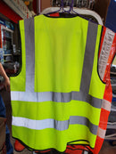 Green Safety Vest - Cotton Zip Jacket with Pocket (ONLY XL) | Model : VEST-G-WP Safety Vest Aikchinhin 