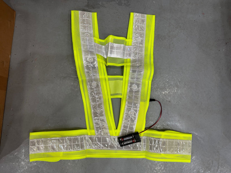 Reflective hot sale led vest