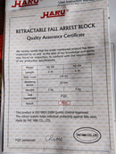 Haru Auto Fall Arrestor 6M (Retractable Lifeline En360) | Model : SB3-HE06 Auto Fall Arrestor Haru 