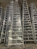 Heavy Duty Aluminium Single Side A Ladder, Sizes : 2 - 24 Steps | Model : L-BB Aluminium A Frame Ladder Aiko 