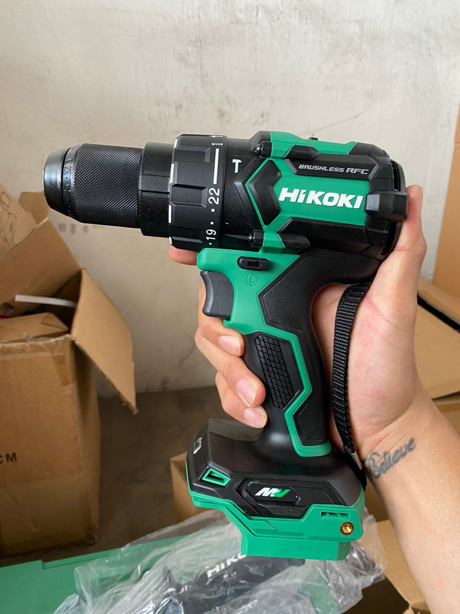 Hikoki Multikutter Hikoki 36V Multi Volt Cordless Combo Rotary Hammer DH3628DA +Impact Dr