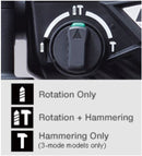 Hikoki DH28PCY2 28mm (1-1/8") 850W Rotary Hammers | Model: H-DH28PCY2 Rotary Hammers Hitachi/Hikoki 